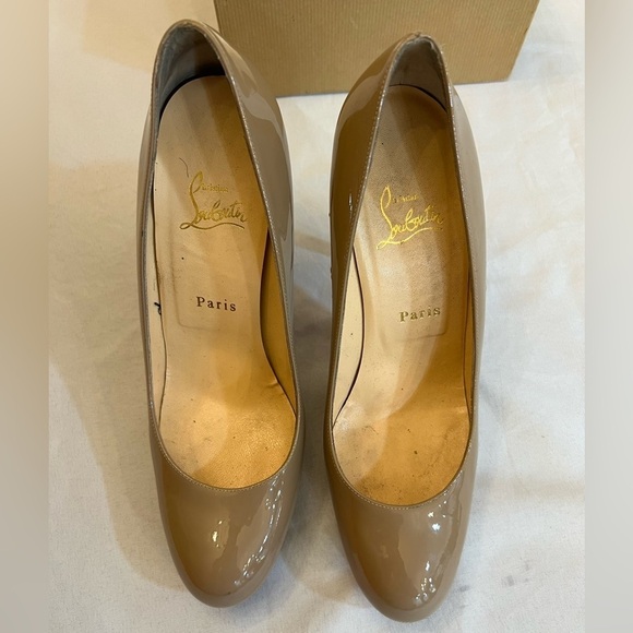 CHRISTIAN LOUBOUTIN 100% Authentic 120 Pump, Patent Leather, Size 39.5 - Picture 11 of 11